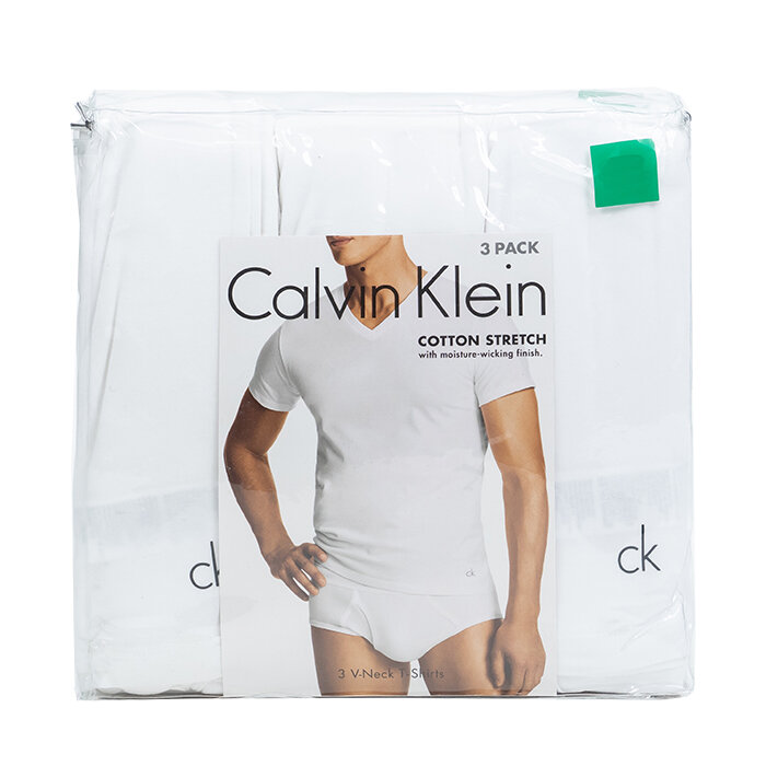 Calvin Klein - Undershirts x 3 - Cotton Stretch
